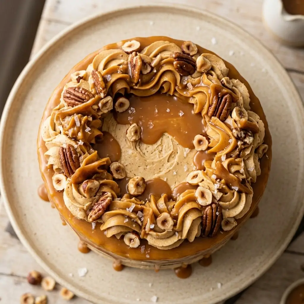 Brown Butter Salted Caramel Sculpted Cake - View 2