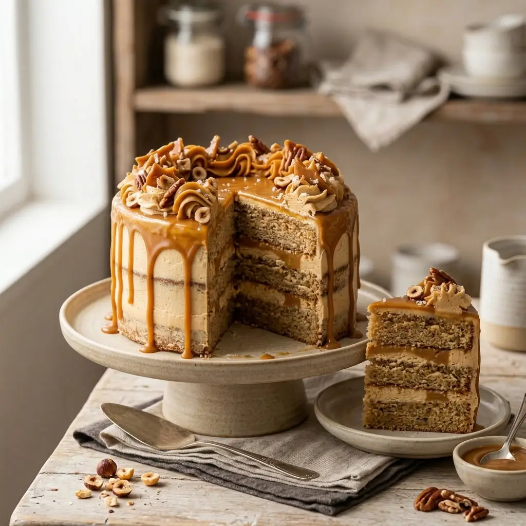 Brown Butter Salted Caramel Sculpted Cake - View 3